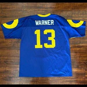Vintage Kurt Warner St Louis Rams Jersey NFL Sz XL